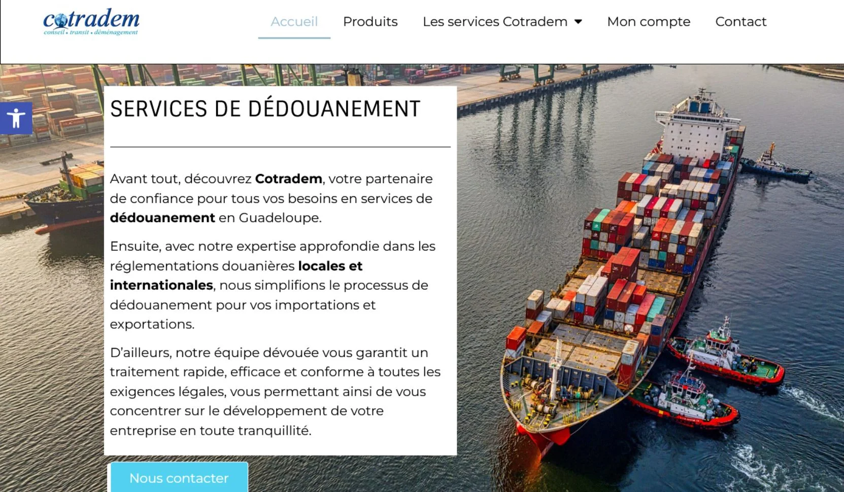 Audit SEO pour Cotradem – Guadeloupe par Sarthewebconsulting