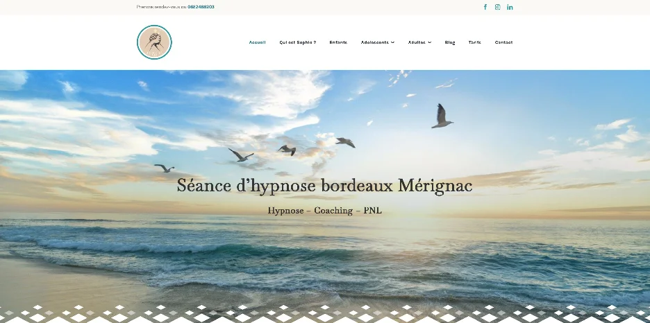 Création de site internet et référencement SEO pour Je Boost Ma Vie par Sarthewebconsulting