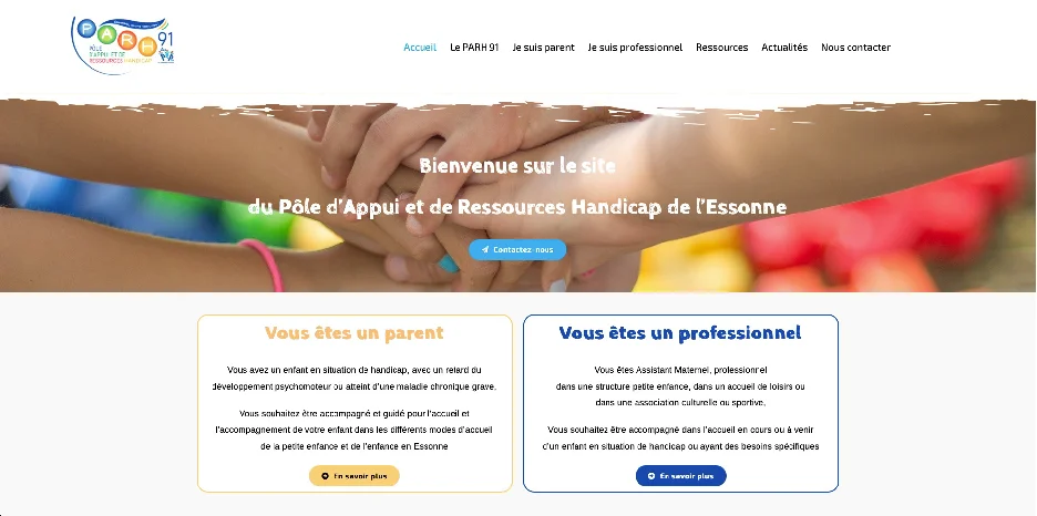 Création de site internet et référencement SEO pour PARH par Sarthewebconsulting