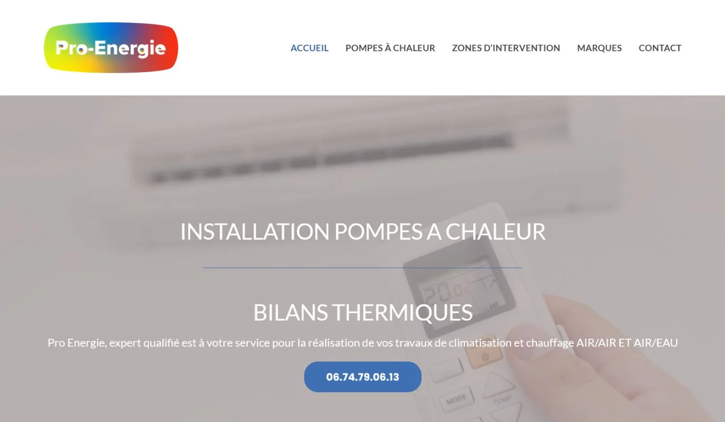 Référencement SEO pour Pro Énergie – Isère par Sarthewebconsulting
