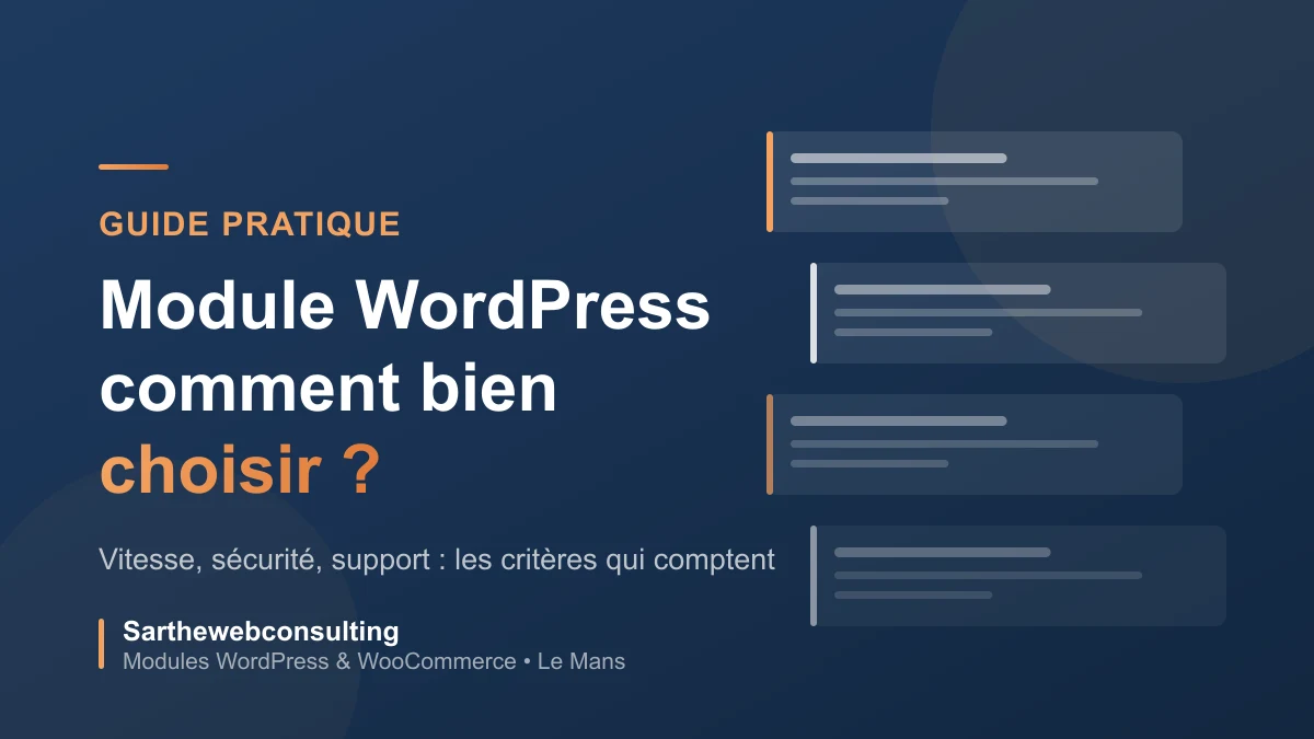 Module WordPress : comment bien choisir en 2026 ?