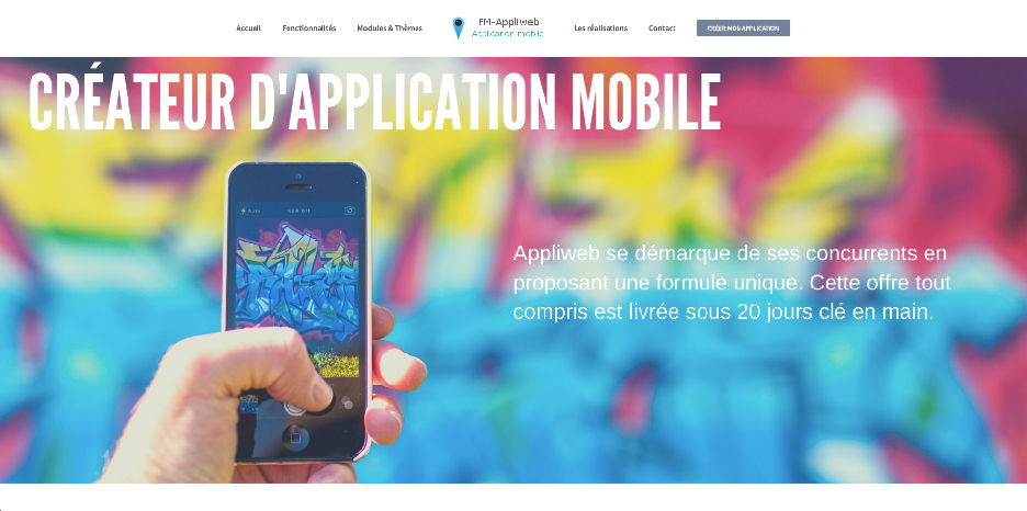 Appliweb - Création d'application mobile